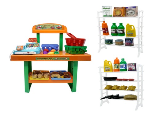 Supermercado Infantil Juguete Accesorios +Caja Registradora Accesorios