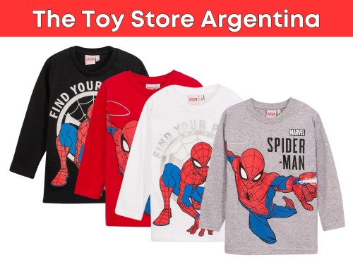 Remera Spiderman Avengers 30 modelos original Marvel® niños 2-14 Años
