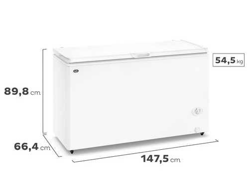 Freezer Horizontal Gafa Blanco Inverter 402lts FGHI400B-XL