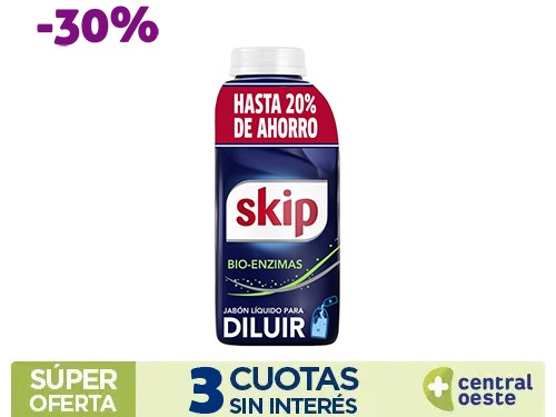 Jabón Liquido Skip Para Diluir Con Bio Enzimas x500ml