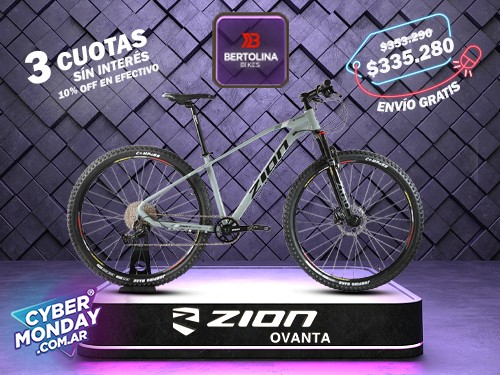 Bicicleta MTB Zion OVANTA Transmision 1x10 Frenos hidraulicos
