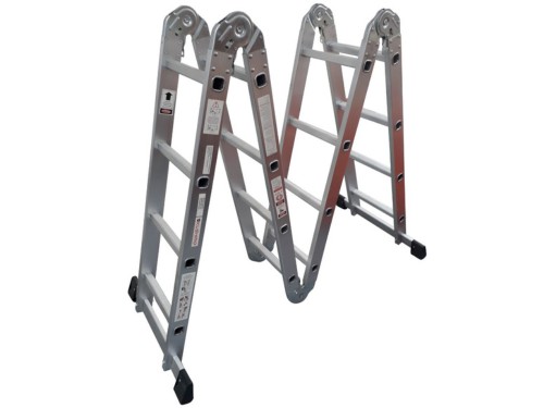 Escalera Fiwaki Aluminio Articulada 4x4 4.44m 16 Escalones