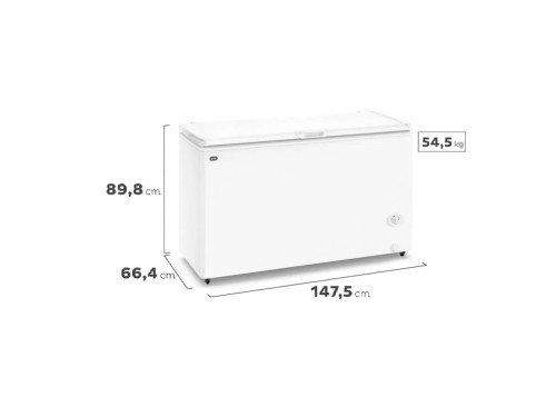 FREEZER FGHI-400B XL INVERTER 402LT BLANCO GAFA