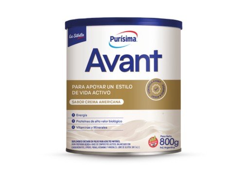 Suplemento en polvo Avant Americana 800g x 6 unidades | Envío Gratís