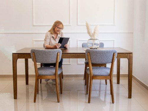 Mesa comedor madera Guatambú Moderna 2,00 Moscú - SILVINA C