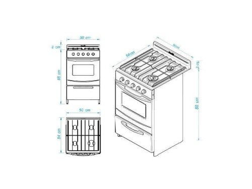 COCINA CANDOR S2 4 HORNALLAS GN ESCORIAL