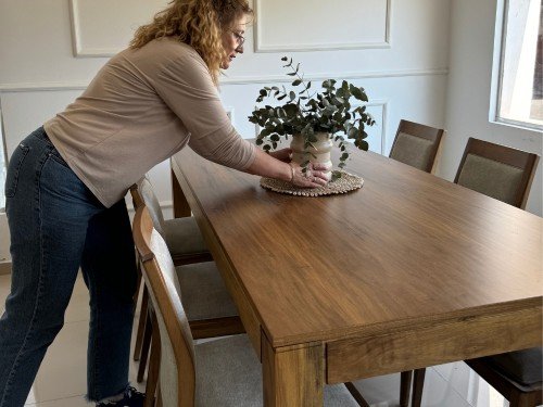 Mesa comedor extensible madera Petiribí 2,00 Classic - SILVINA C