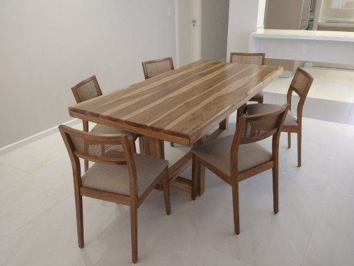 Silla comedor madera esterilla Guatambú Nórdica Calama - SILVINA C