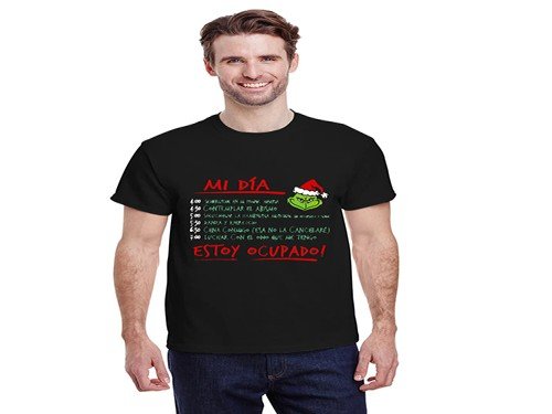 Unisex Remeras Grinch Navidad