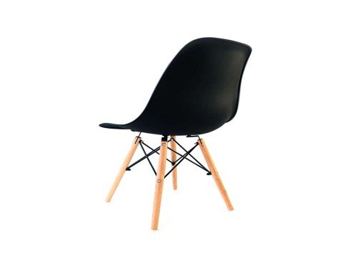 Sillas Eames Negras x6