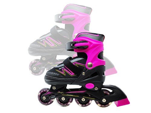 Rollers Niños Preadolescentes Luces Patines Resistente Ajustable