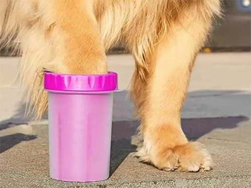 Limpia Patas Para Perros Silicona Tamaño Chico Practico Suave Seguro