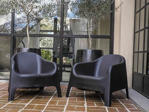 SET 2 SILLONES SKARPO NEGRO