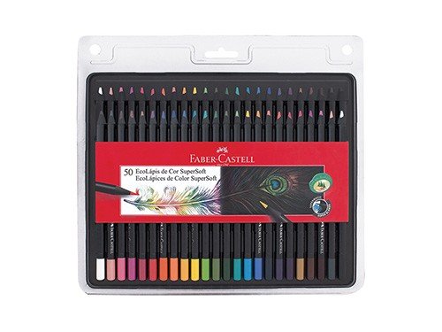 LAPICES FABER CASTELL SUPERSOFT x 50 LARGOS