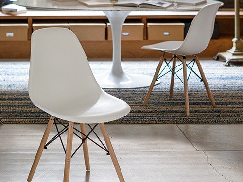 SET 4 SILLAS DE DISEÑO EAMES BLANCAS