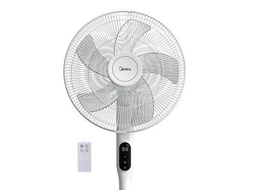 Ventilador de pie Inverter - Blanco 16"