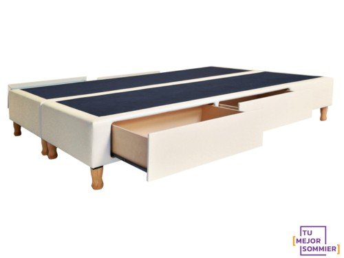 Base de Sommier- Cama con Cajones 2 plazas 140×190 TU MEJOR SOMMIER