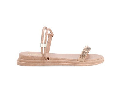 Sandalias Chatitas Heben Brillos Elegantes Tiras Mujer Moda