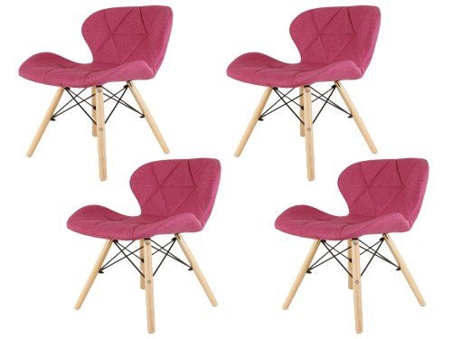 Silla Butterfly Rosa x4