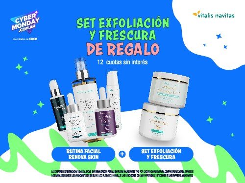 Rutina Facial Renova Skin + Set Exfoliación y Frescura de Regalo