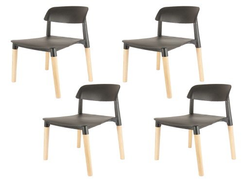 Silla Novara Negra x4