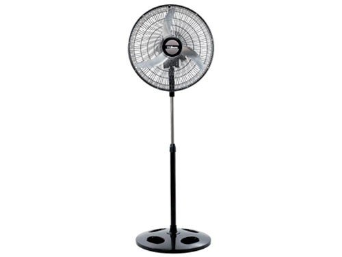 Ventilador de Pie Negro 20" 3 Aspas Metaliica VPM2016 Liliana