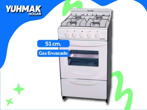 Cocina Escorial Candor S2 51 Cm Blanca G/E Can51Bl