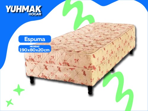 Colchon + Sommier Frida Maxiking 190X 80X20