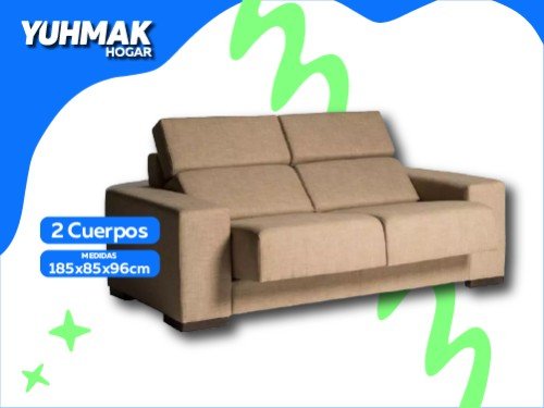 Sofa Color Living Lotus Chaise Long 2 Cuerpos 185X85X96 G2 (2-20117)