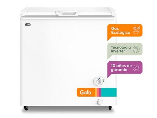 Freezer Horizontal Inverter Cíclico 205L Blanco FGHI200B-M Gafa