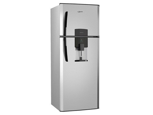 Heladera Con Freezer Cíclica 362L Dispenser Plata HDR370F11S Drean