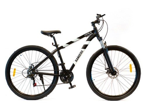 Bicicleta R29 Talle L Full Shimano 21v Negro/Blanco Horus Randers