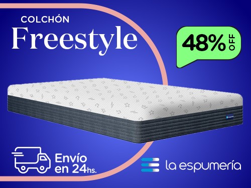 Colchón Freestyle 2 Plazas (140x190 cm) de Espuma