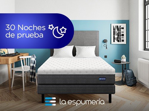 Sommier y Colchón Freestyle Super King (200x200 cm) de Espuma