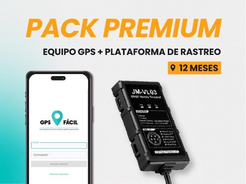 GPS PARA VEHÍCULOS + PLATAFORMA DE RASTREO x 12 MESES | APP GPS FÁCIL