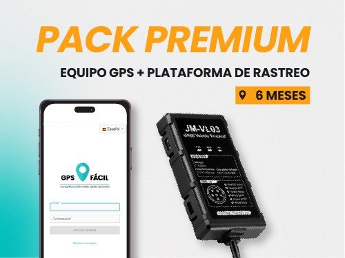 GPS PARA VEHÍCULOS + PLATAFORMA DE RASTREO x 6 MESES | APP GPS FÁCIL