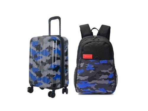 Combo Valija Carry On Check In + Mochila Wanderlust Porta Notebook