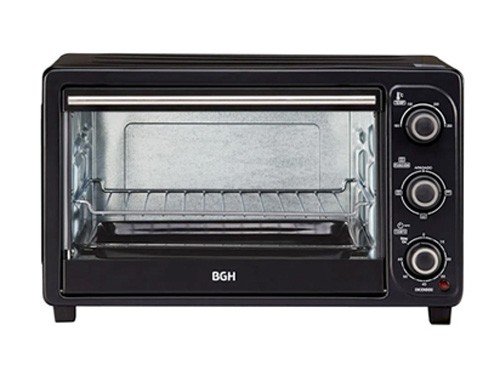 Horno Eléctrico Grill 30lts 1500w 4 Niv. de Temperatura Bandeja BGH