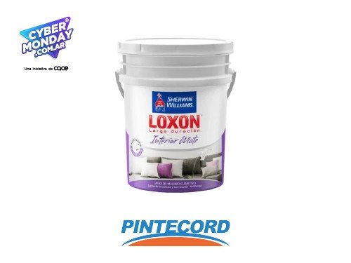 Latex Interior Lavable Loxon Larga Duración Sherwin Williams 20 lts