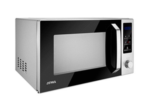 Microondas Digital 17lts Inoxidable 700/1000w con Grill Atma