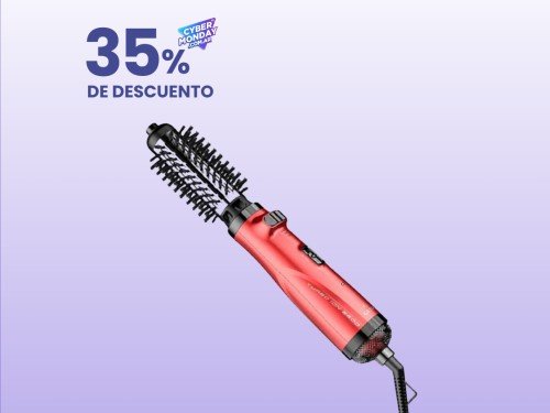 Cepillo Secador Modelador De Cabello Turbo Gama