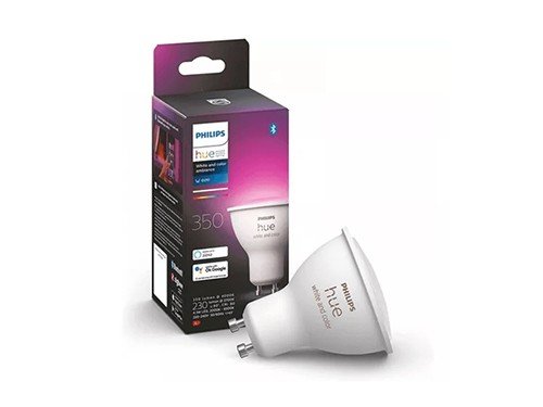 Lámpara Individual Gu10 Philips Hue Bluetooth Color Gen 5 929001953111