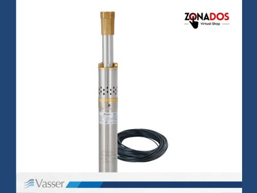 Bomba Sumergible Pozo VASSER de MOTORARG 2" BT2-50 + 25 mts de CABLE