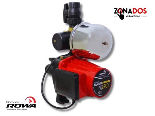 Bomba Agua Presurizadora ROWA TANGO PRESS 20 de 0.50 Hp Hasta 2 Baños.