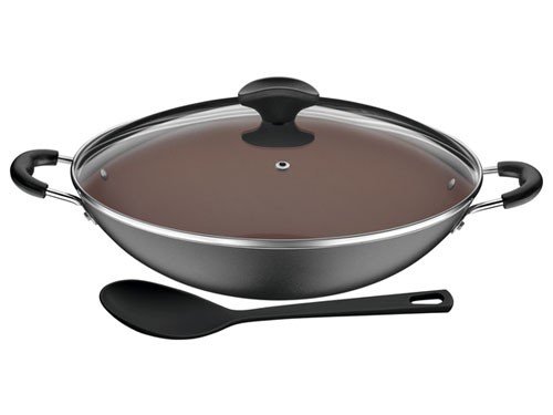 Olla wok aluminio antiadherente 32 cm Tramontina