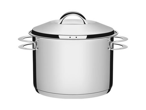 Olla alta acero inox fondo triple 24 cm Tramontina