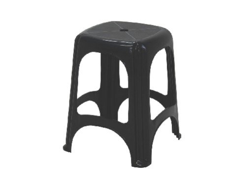 Banqueta polipropileno negro Niterói Basic Tramontina