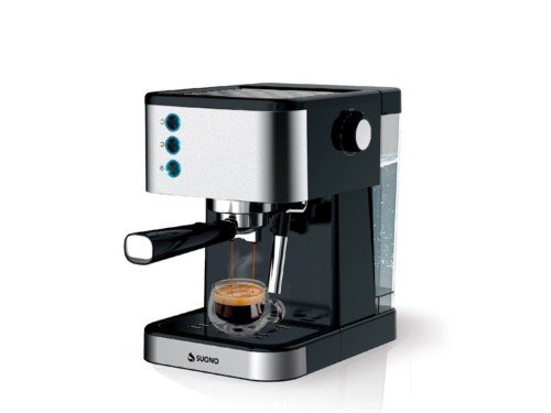 Cafetera Express Suono 1.5 L Acero Inoxidable 20 Bar 1350W Espumador