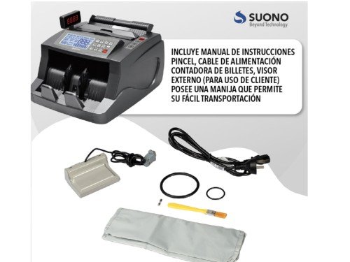 Maquina Contadora De Billetes Detector Falsos Portátil