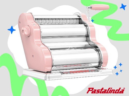 Pastalinda Clásica 200 Rosa - Máquina de Pastas Caseras